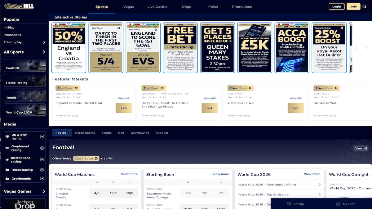 william hill sports betting