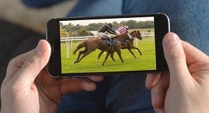 some horse racing betting sites also let you watch races live on your mobile phone