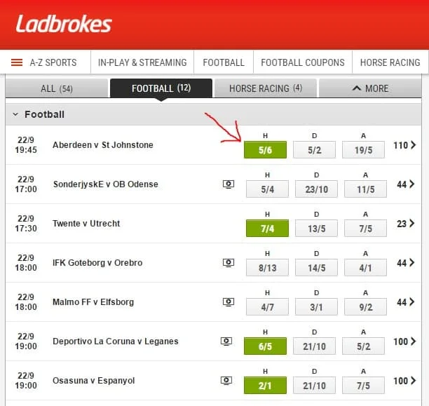 create ladbrokes accumulator