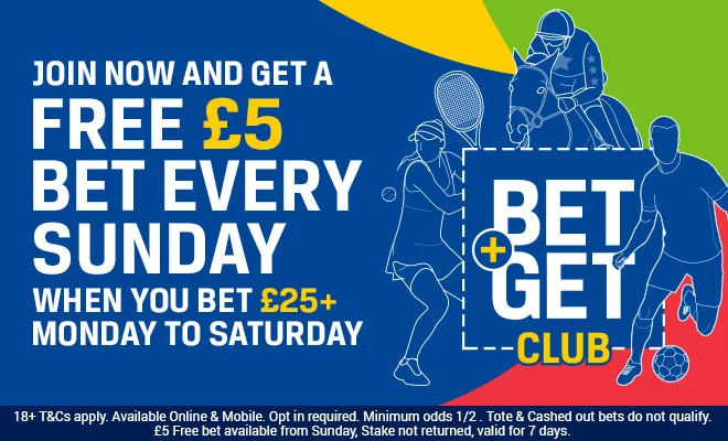 Coral Bet & Get Club » Get £5 Free Every Week!