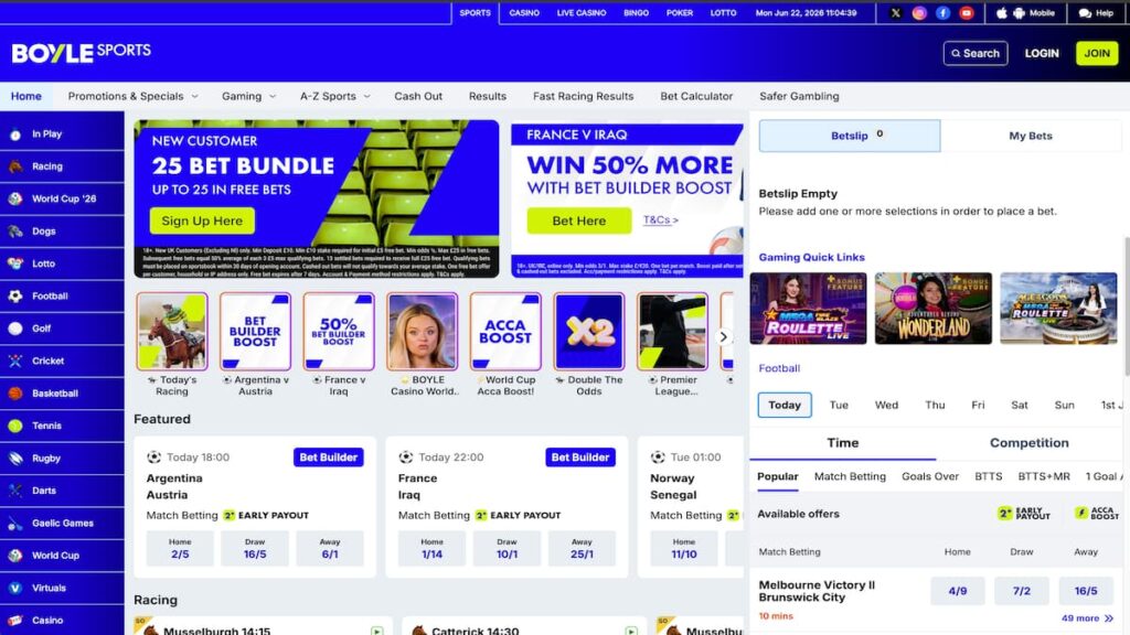 boyle sports website