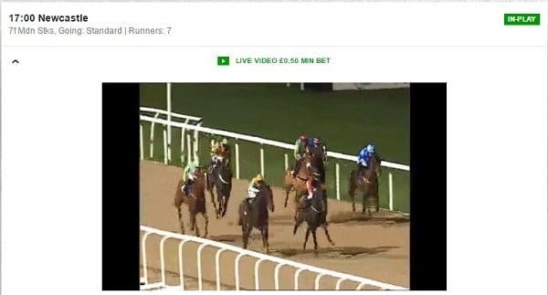 example live video Betfair