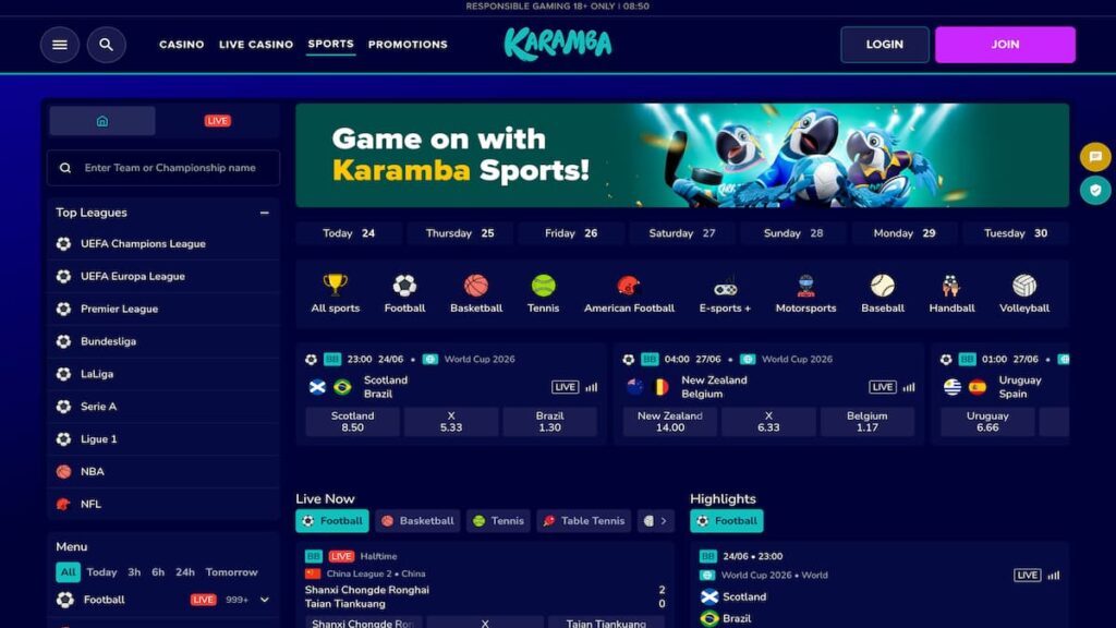 Karamba sports review