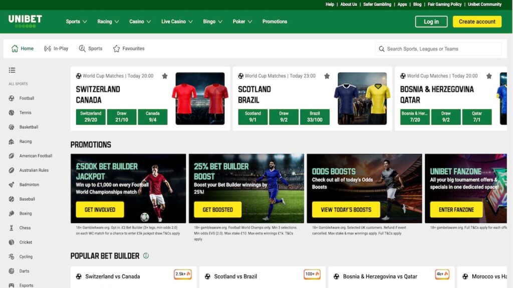 unibet sports review