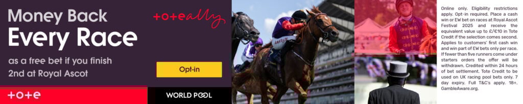 Tote Money Back if 2nd