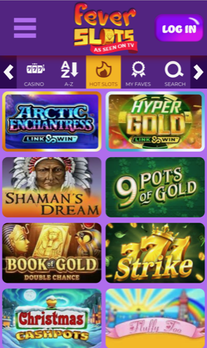 fever slots mobile