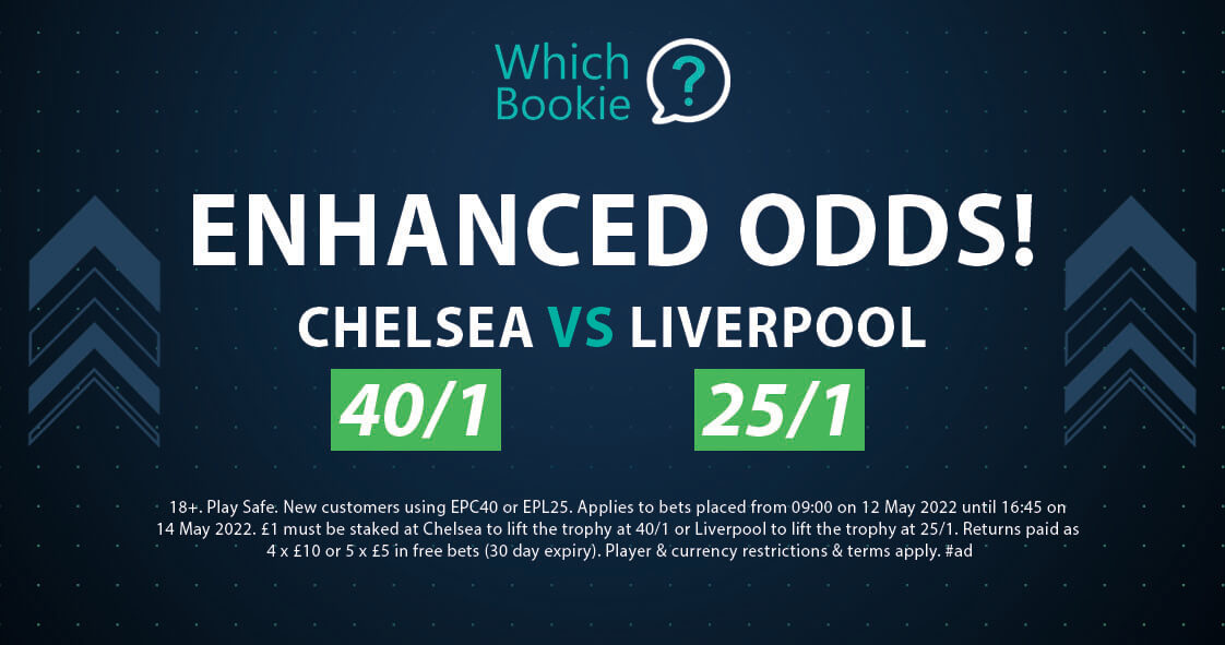Chelsea (40/1) vs Liverpool (25/1) Enhanced Odds