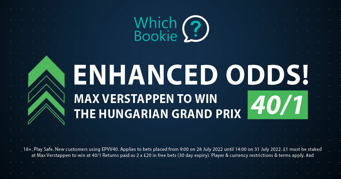 Max Verstappen to Win Hungarian Grand Prix (40/1)