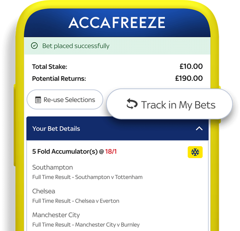 Sky Bet Acca Freeze » Freeze a Winnings Leg of your ACCA