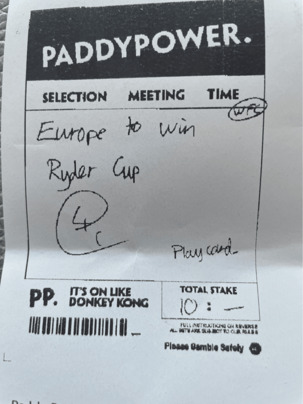 Ryder Cup Boost